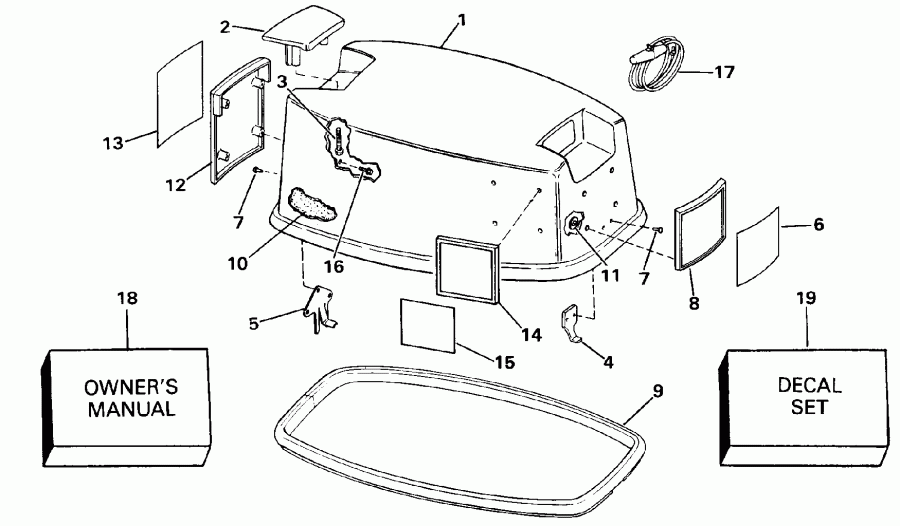 �������� ��������� ����� EVINRUDE E30EESS 1990  - Johnson