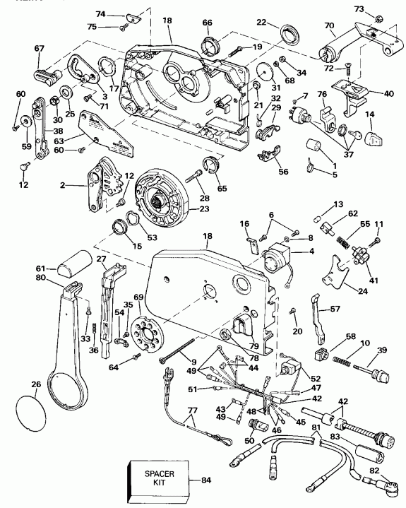 ��������� ����� EVINRUDE E30EESS 1990  - mote ����������