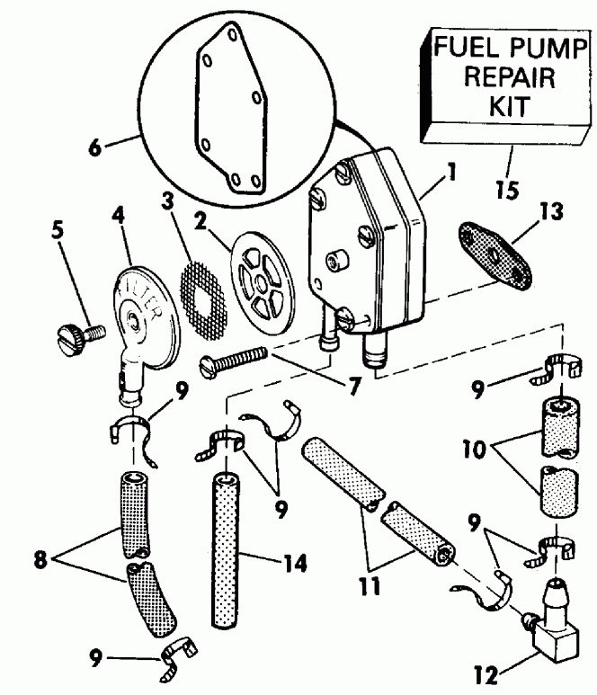 �������� ��������� ����� EVINRUDE E30TELESS 1990  - Early Production