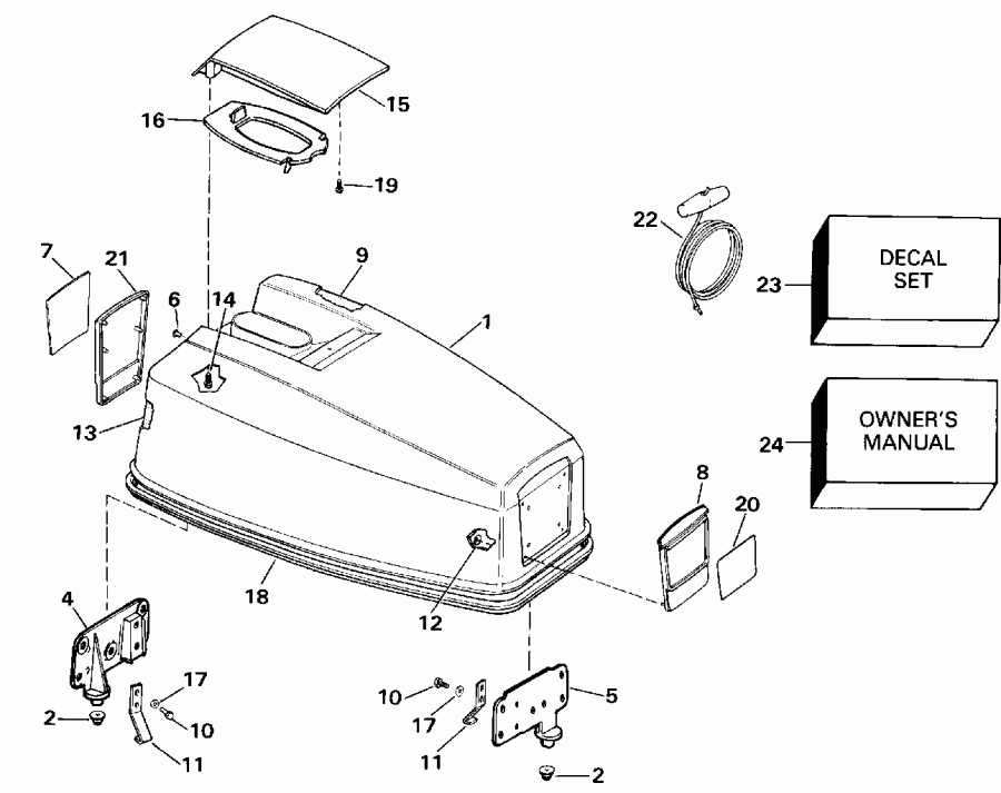 �������� ����� ������� E40EESR 1990  - Evinrude 25-40 / Evinrude 25-40