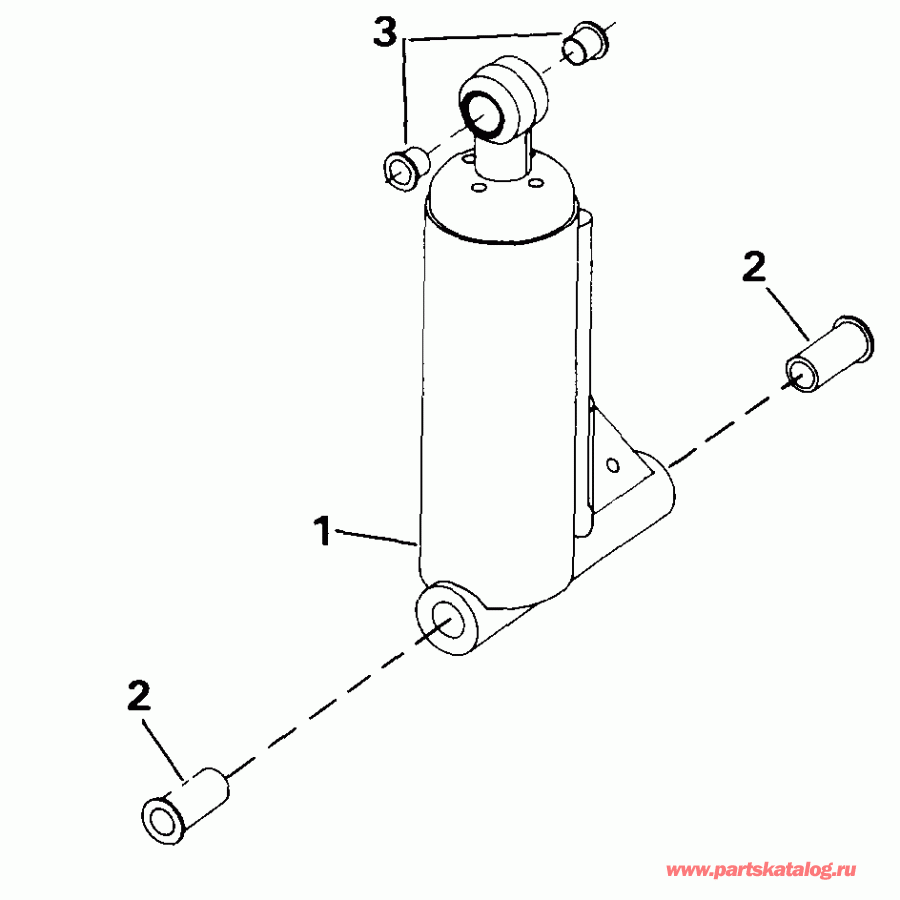 ��������� ����� EVINRUDE E40RESR 1990  - lt Assist Cylinder - lt Assist �������