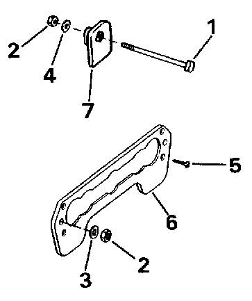 �������� ��������� ����� EVINRUDE E45RCESR 1990  - ansom Mount Kit