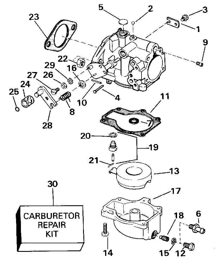 ����� Evinrude E45RCLESR 1990  - All 45 Models - All 45 Models