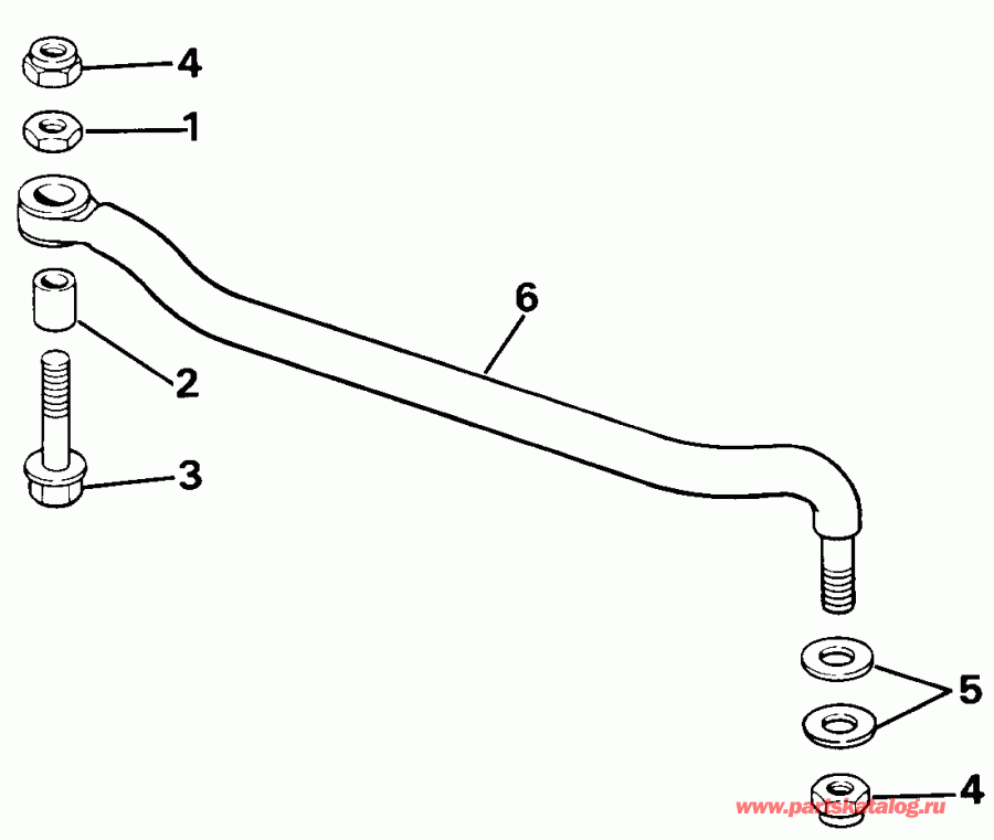 ��������� ����� Evinrude E45RCLESR 1990  - eering Connector Kit Electric Start Only