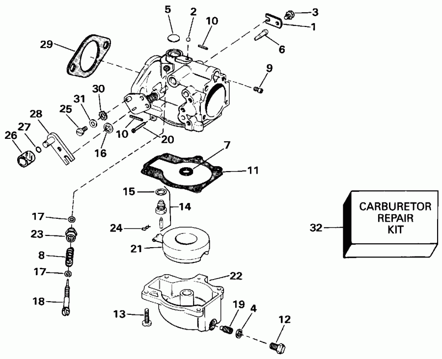 ����� ������� E48ESLESA 1990  - rburetor