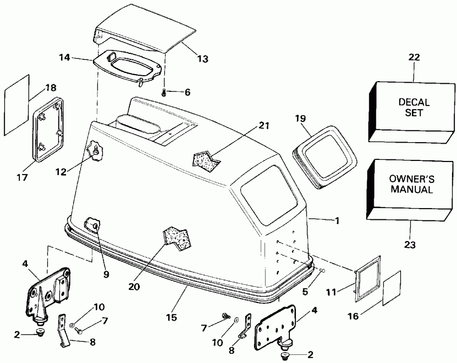 ��������� ����� ������� E50BELESR 1990  - Johnson Rope Start Only