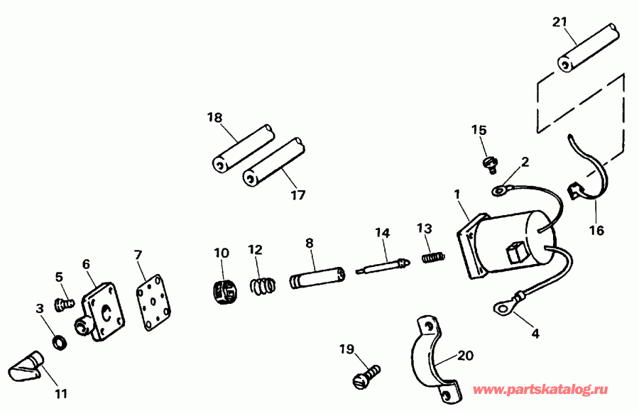 ����� Evinrude E50RNLIA 1990  - imer System - imer System