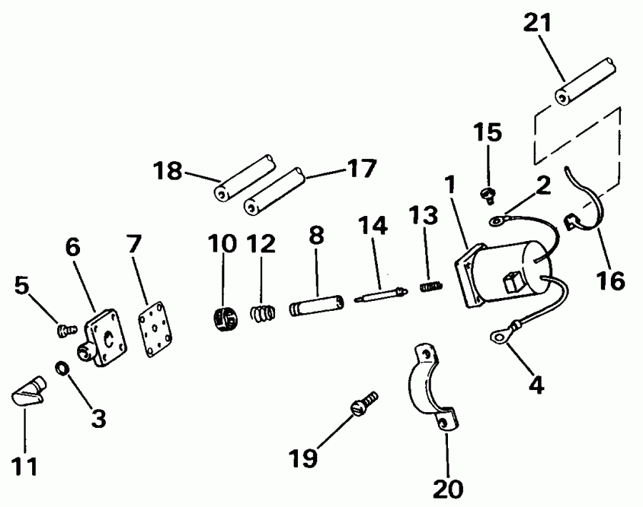 ��������� ��������� ������� E50TLESR 1990  - Electric Start
