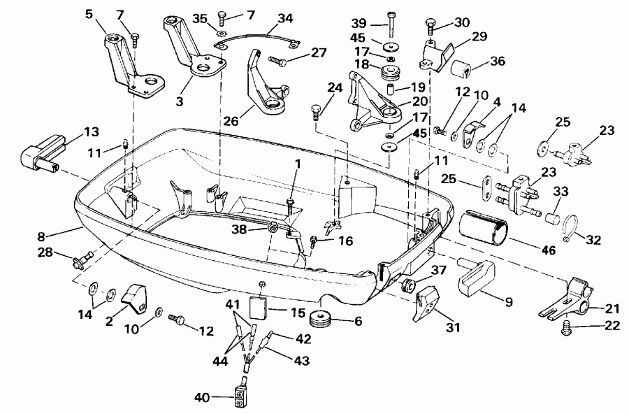 ��������� ����� ������� E60ELESM 1990  - wer ������ ��������� (�����) / wer Engine Cover