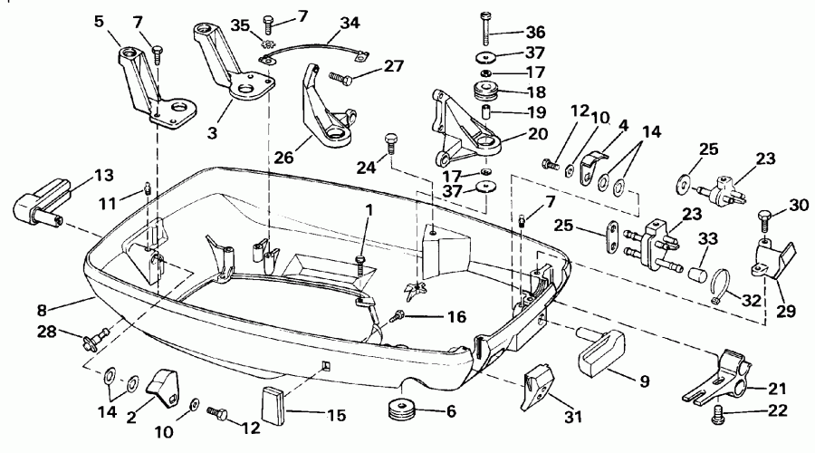 ��������� ����� EVINRUDE E65WMLESM 1990  - wer ������ ��������� (�����)