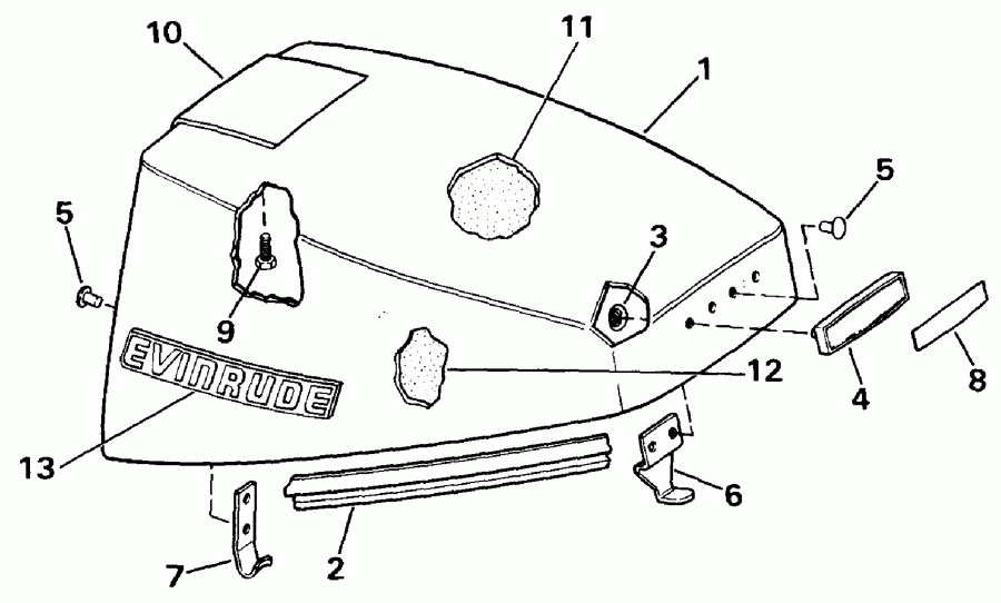 ��������� ������� E88MSLESA 1990  - Evinrude