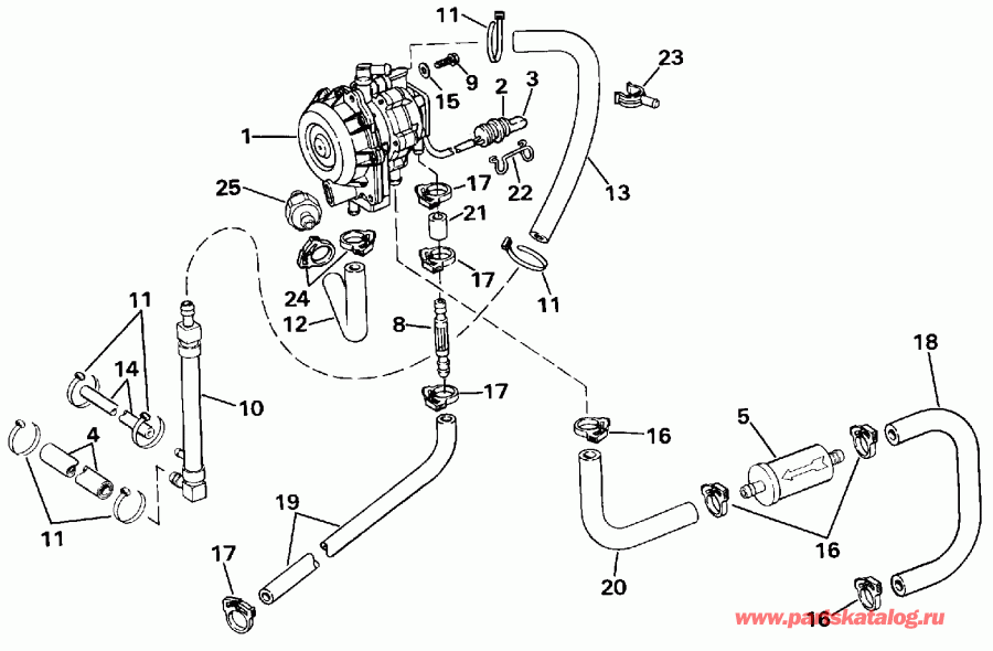 ��������� ����� Evinrude TE115TLESB 1990  - 90 / 100 / 115 Models - 90/100/115 Models