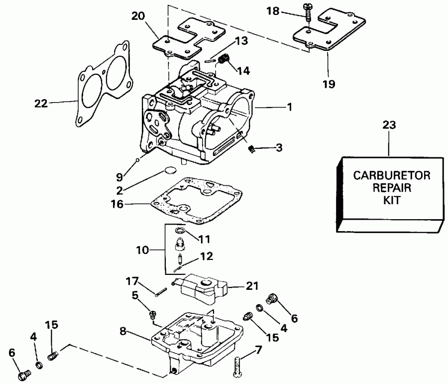 �������� ����� ������� TE150SLESB 1990  - rburetor
