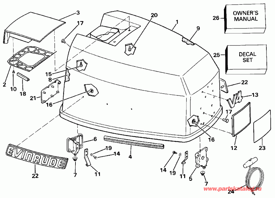 ��������� EVINRUDE VE120TXESB 1990  - Evinrude - Evinrude