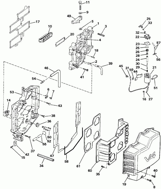 ����� ������� VE120TXESB 1990  - take ��������� - take Manifold