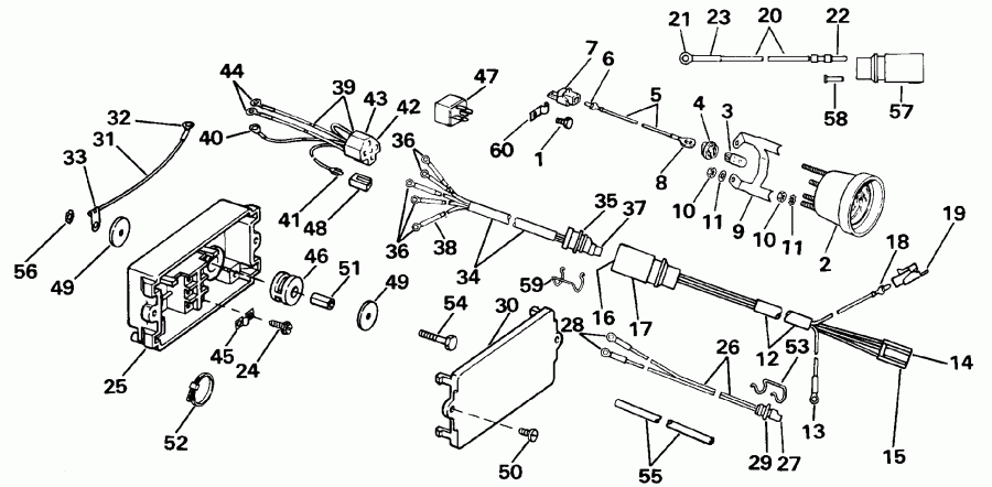  ������� VE120TXESB 1990  - wer Trim / tilt ���������