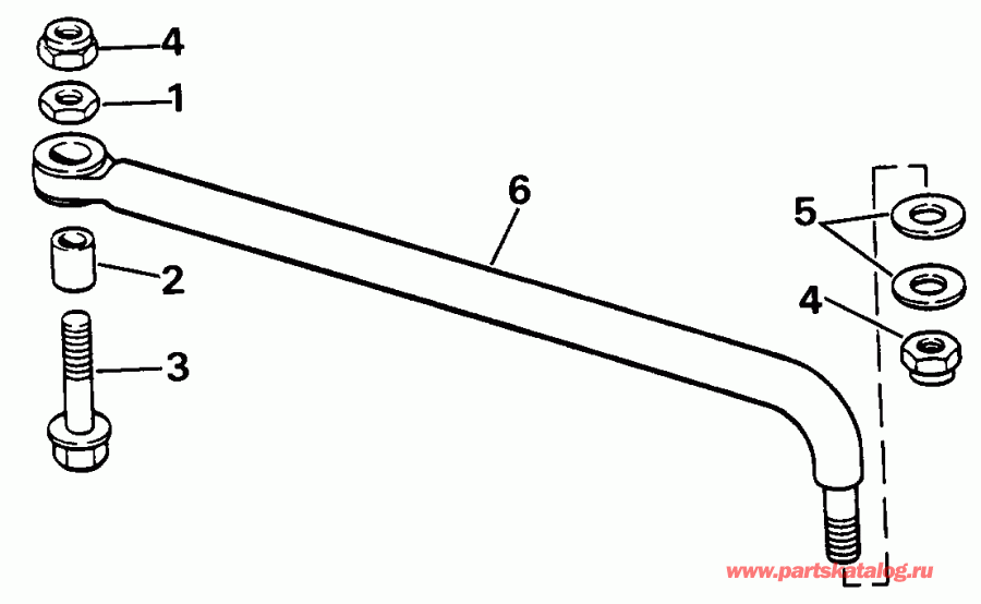  Evinrude VE150TLESB 1990  - eering Connector Kit / ee������ ��������� Kit