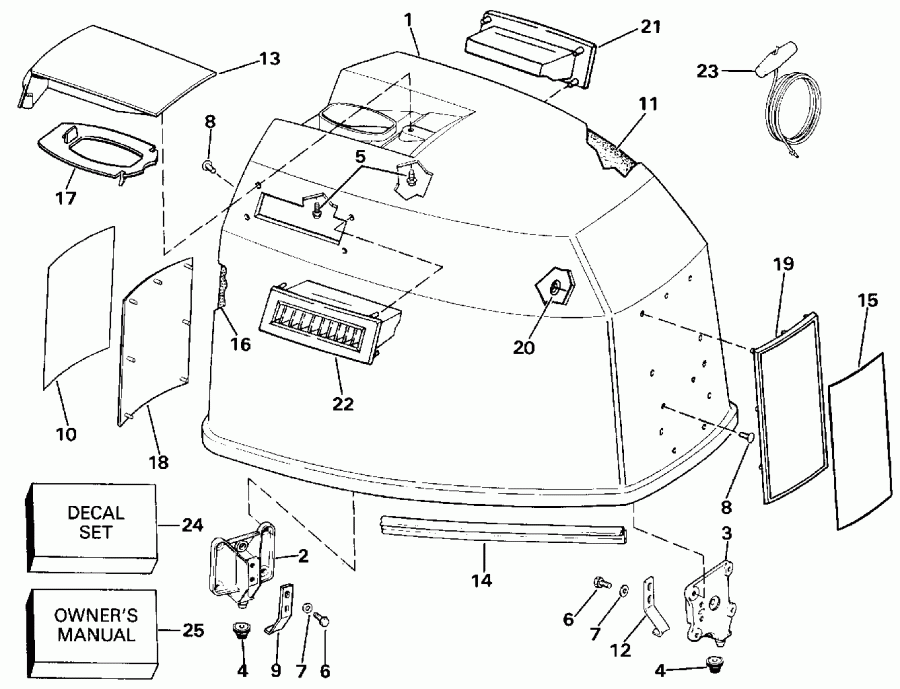  Evinrude VE175TXESE 1990  - Johnson-150 / 175 Only / Johnson-150/175 Only