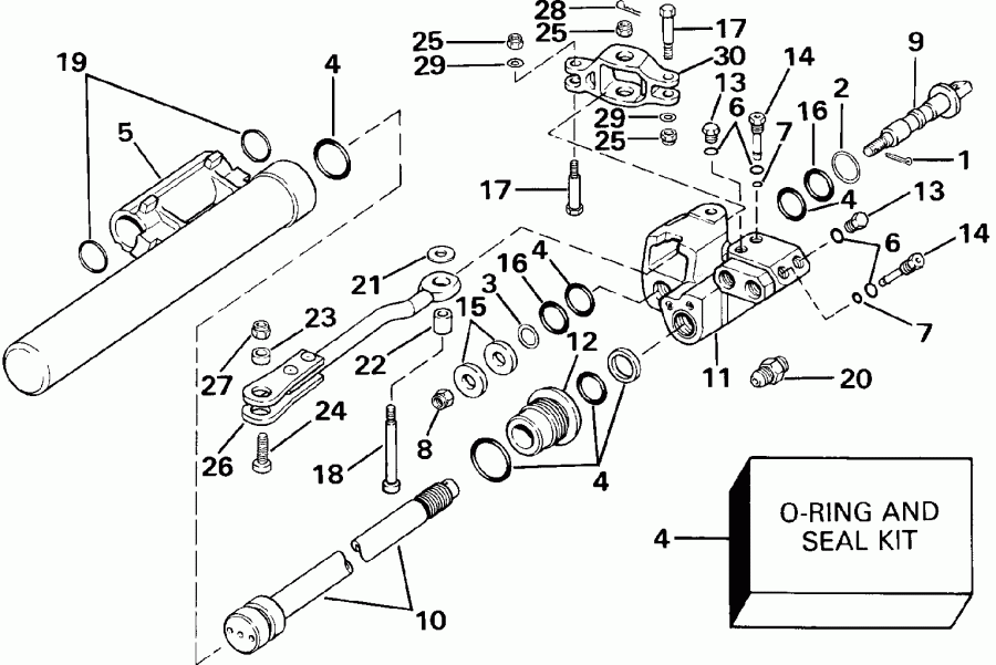  ������� VE200SLESE 1990  - linder & Valve Assembly - linder & ������ Assembly
