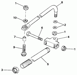 Dual    Conn. Kit - Parallel Entry Stl Models (Dual Cable Steering Conn. Kit - Parallel Entry Stl Models)