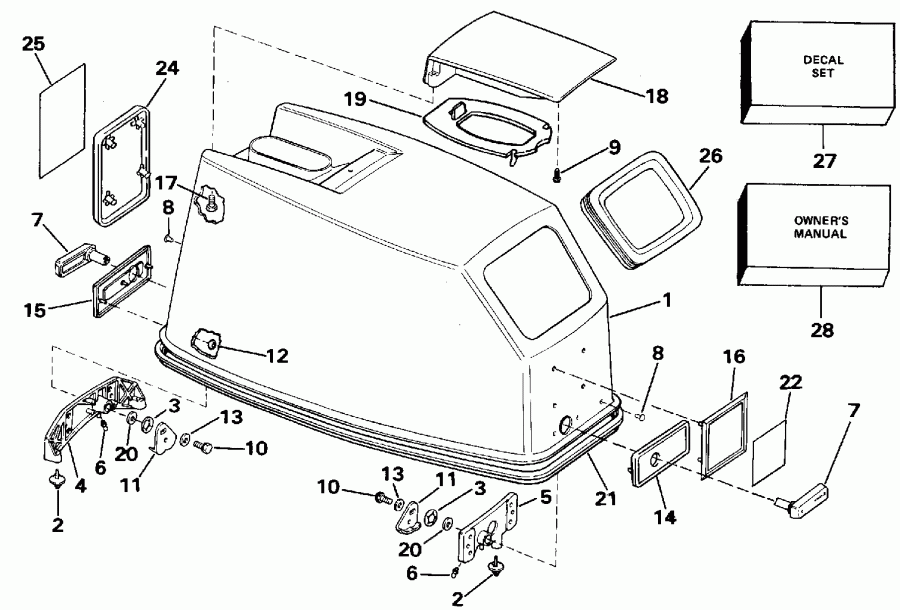  EVINRUDE VE40EESR 1990  - Evinrude 50