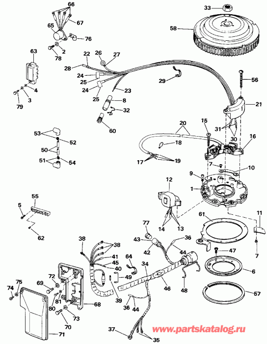 ��������� Evinrude VE48ESLESA 1990  - nition System / nition System