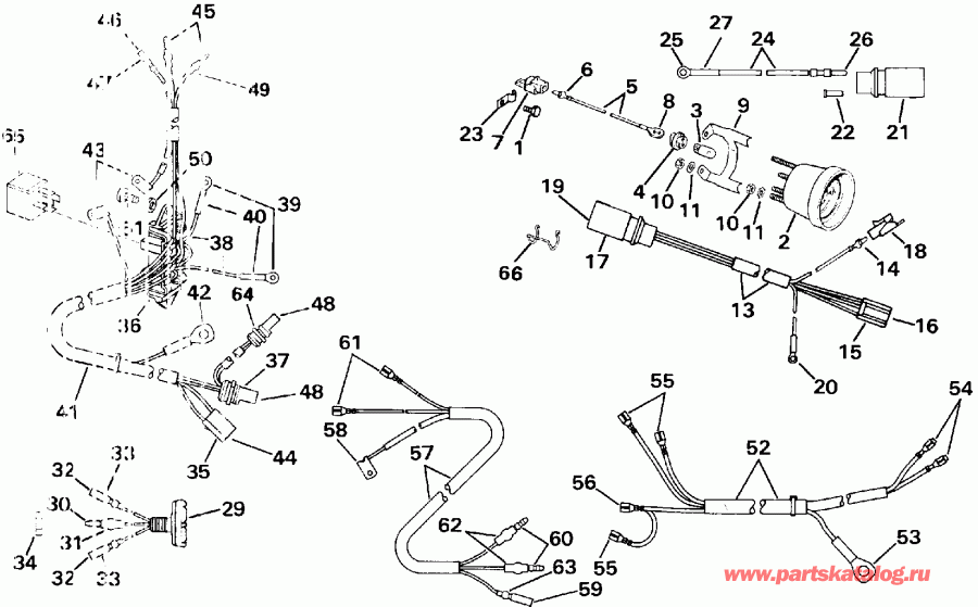 �������� ��������� ����� ������� VE60ELESM 1990  - wer Trim/tilt Electrical / wer Trim / tilt ���������