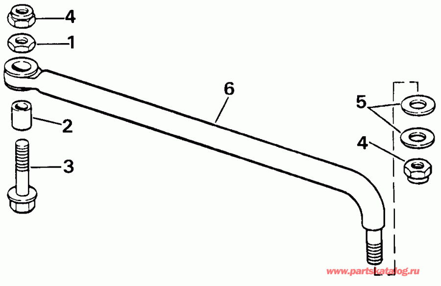  EVINRUDE VE60ELESM 1990  - ee������ ��������� Kit / eering Connector Kit