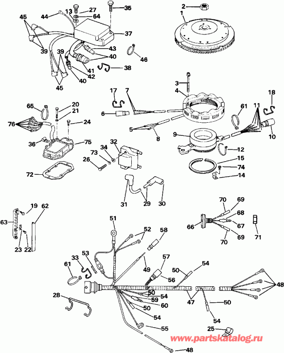 ����� Evinrude E100WTXEIB 1991  - nition System