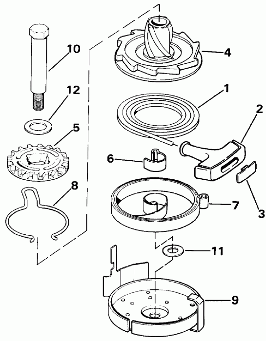  ������� E10ELEIR 1991  - wind ������� / wind Starter