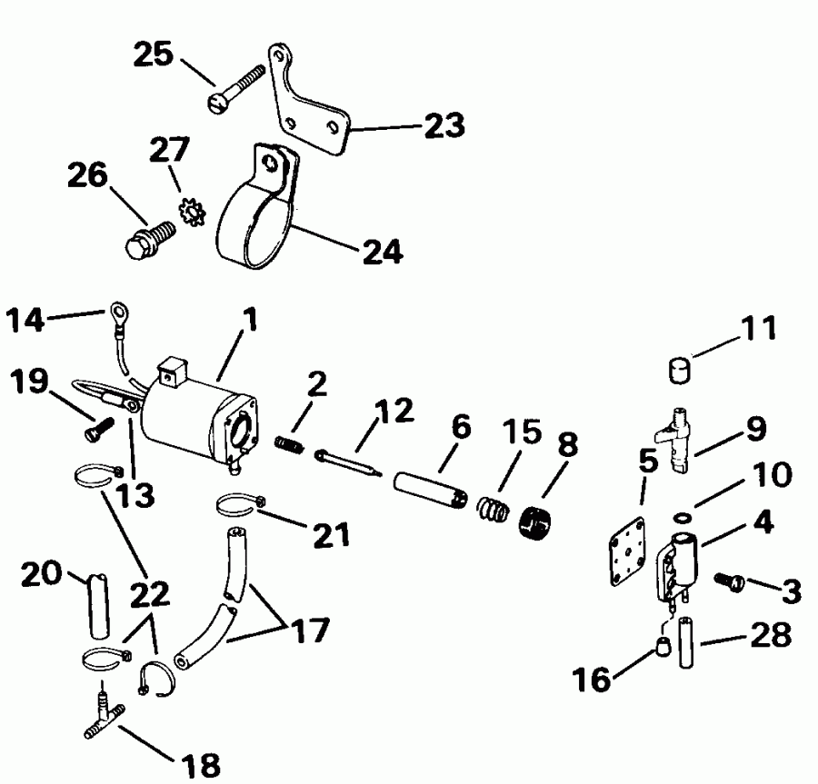  Evinrude E10REIR 1991  - ectric Primer System / ectric Primer System