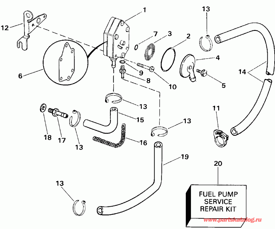 ��������� Evinrude E10SELEIR 1991  - Electric Start Models / Electric Start Models