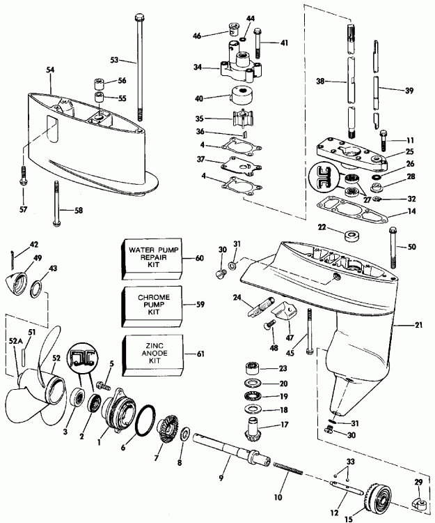  EVINRUDE E10SELEIR 1991  - ee������ Handle & ���������� ��������� - eering Handle & Throttle Control