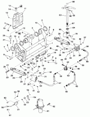 ��������� ������ � �����. - Quiet Rider (Transom Bracket Assy. - Quiet Rider)