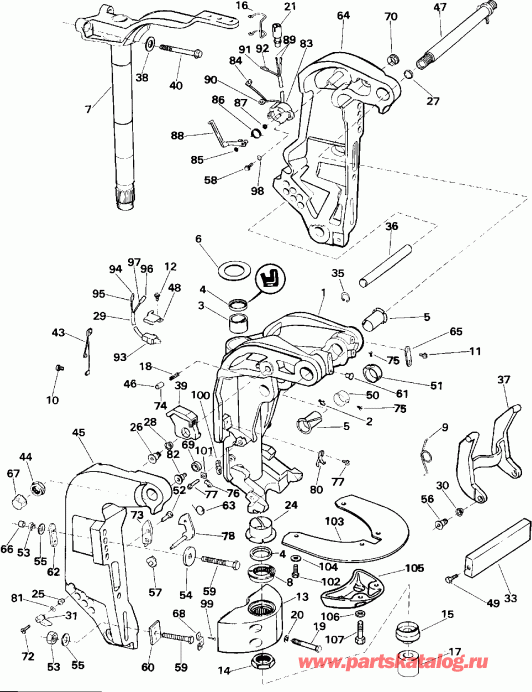  Evinrude E140TXEID 1991  - dsection