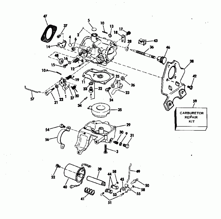  Evinrude E150CXEIE 1991  - take Manifold