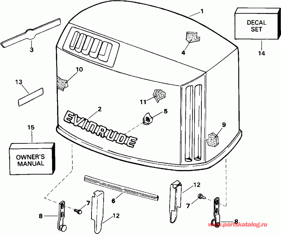 ��������� ��������� Evinrude E150EXEIS 1991  - Evinrude / Evinrude
