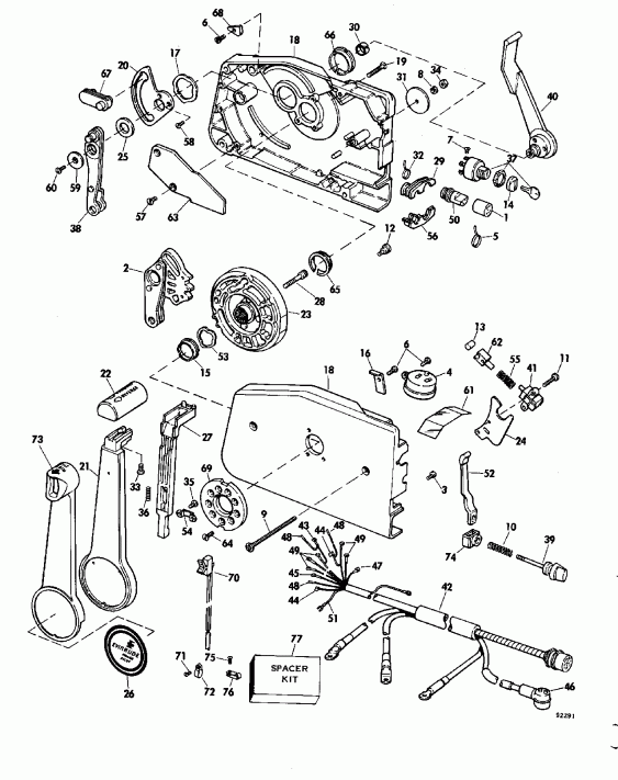 ��������� ����� Evinrude E150NXEIS 1991  - nition System / nition System
