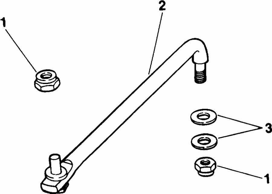 ��������� �������� ����� Evinrude E150TLEIE 1991  - eering Link Kit / ee������ ����������� Kit
