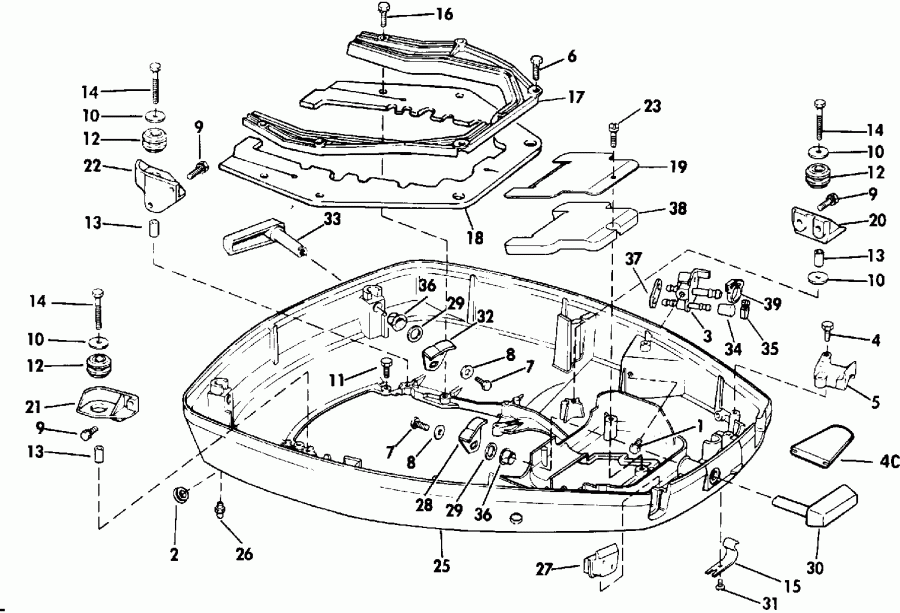 ��������� ������� E155WTLEIB 1991  - wer ������ ��������� (�����) / wer Engine Cover