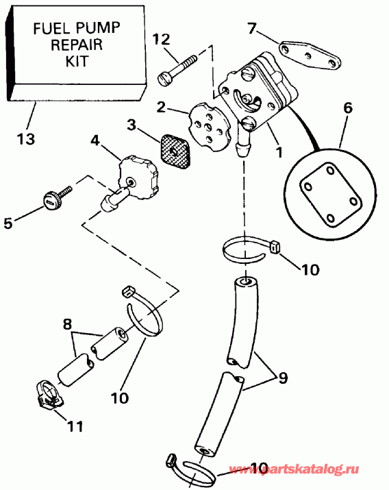  Evinrude E15RLEIA 1991  - ���� Start Models