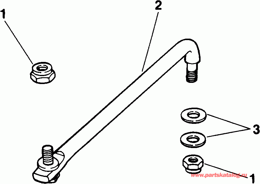 �������� ����� EVINRUDE E175GLEIS 1991  - ee������ ����������� Kit - eering Link Kit