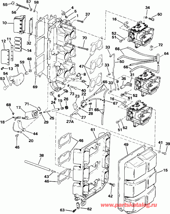 ��������� EVINRUDE E175TXEID 1991  - take Manifold