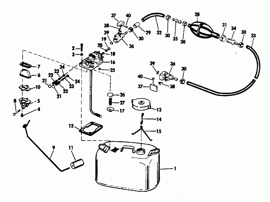 �������� ����� Evinrude E200TXEIB 1991  - 200stl, 225 - 200stl, 225