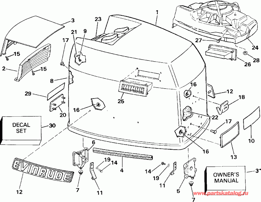 �������� ��������� ����� ������� E200TXEIB 1991  - Evinrude - 200tx, 200cx, 225t, 225p, 225c
