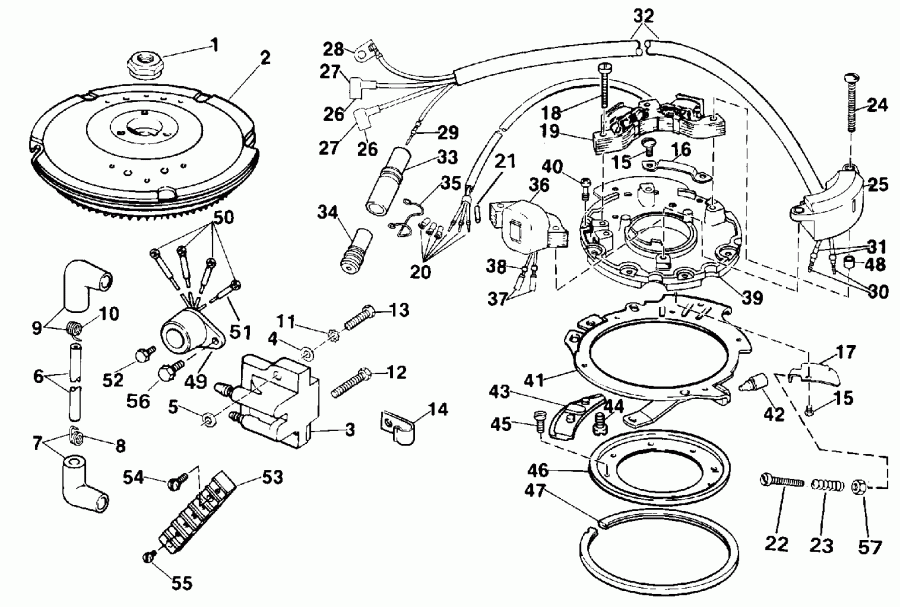 ��������� ��������� EVINRUDE E200TXEIB 1991  - Johnson - 200 Stl, Ve200sl - Johnson - 200 Stl, Ve200sl