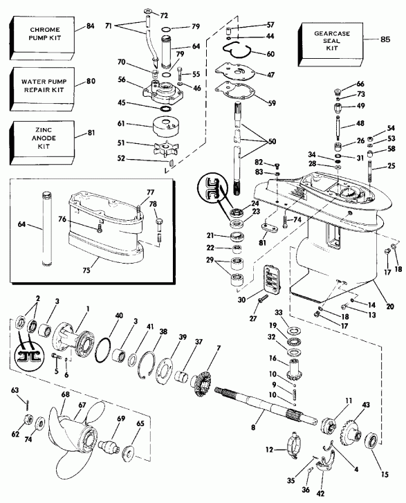 �������� ��������� ����� ������� E225CXEIC 1991  - haust ������ / haust Housing