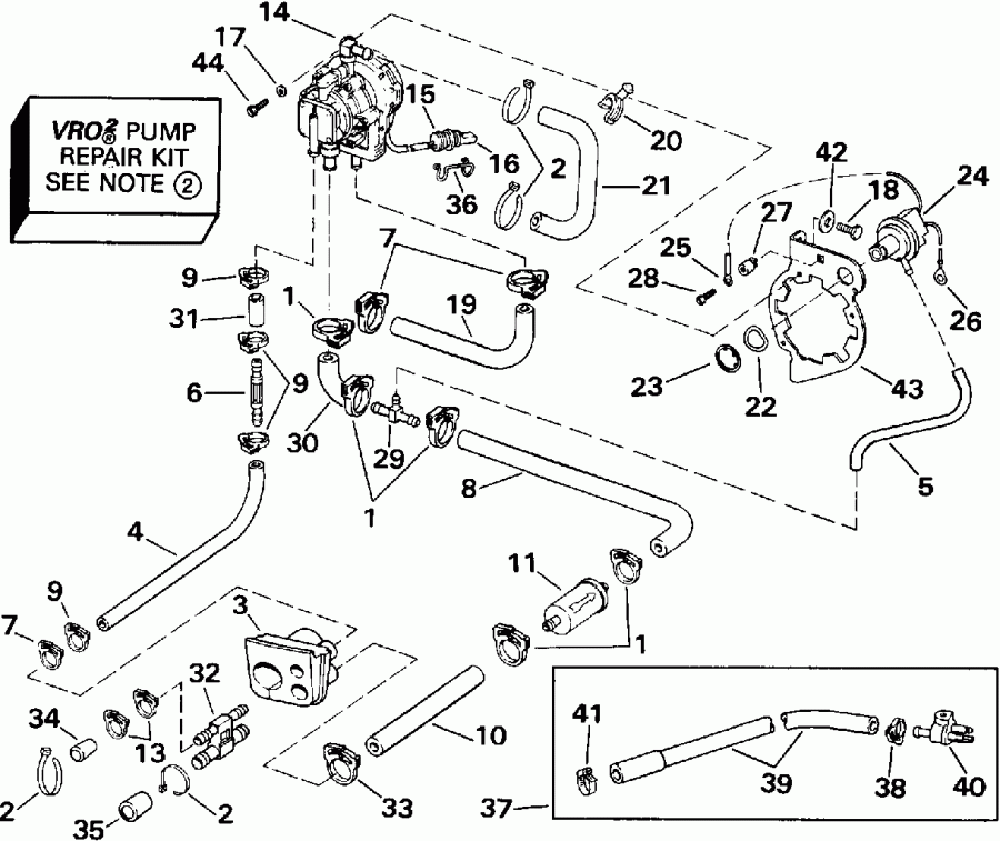 ��������� �������� ����� ������� E225CXEIC 1991  - o2 ����� / o2 Pump