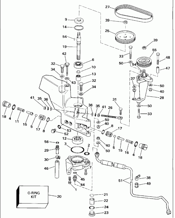 ����� ������� E250TXEIE 1991  - wer ������� ������� ����� - wer Steering Pump