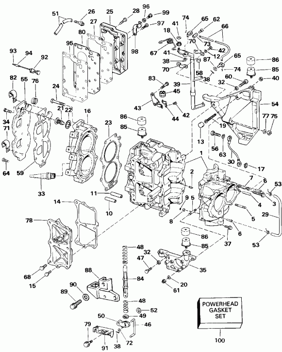 ��������� ����� Evinrude E25RWLEIM 1991  - linder & ������ ���������